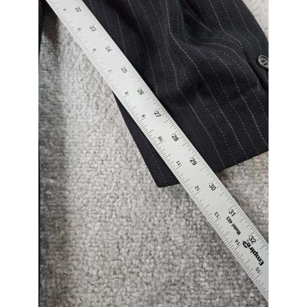 Giorgio Armani Suit Jacket 44 R Black Wool Designer Italy Designer Collezioni